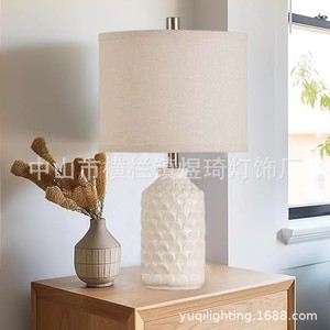 <strong>Amazons</strong> <strong>best</strong>-selling ceramic table <strong>lamp</strong>, Nordic country style bedroom decorative light, room <strong>desk</strong> white night light - Product Image 3