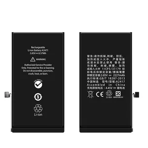 for iPhone 12 mini Rechargeable Battery Premium Quality 2227mAh 100% Test Long Cycle Li-ion Polymer Smart Phone Battery