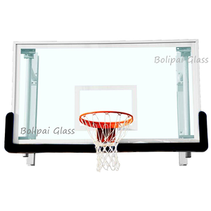 Utilisation scolaire tenture murale haute sécurité montée fixe 72 ''* 42'' panneau arrière en verre trempé <span class=keywords><strong>Dunk</strong></span> Able basket-ball cerceau - Product Image 2