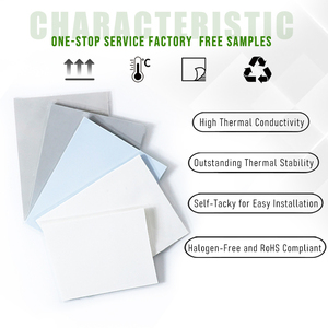 Thermische <span class=keywords><strong>Pad</strong></span> Geleidende Hittebestendigheid Hoge Temperatuur Weerstand Thermisch Geleidende Siliconen Pads - Product Image 2