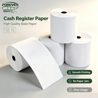 Rouleau de papier thermique haute douceur pour impression continue