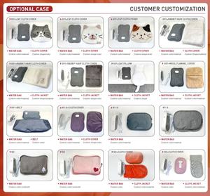 Sac d'eau chaude 1000 ml, compression, thermothérapie, pour les tensions et les douleurs au <span class=keywords><strong>dos</strong></span>, bouteille chauffante naturelle, paquets chauds et froides 1,2 l - Product Image 6