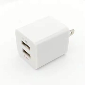 5V 2.1A Dual USB Ports Home Travel Wall Charger <b>Power</b> <b>Adapter</b> for Mobile Phone - Product Image 3