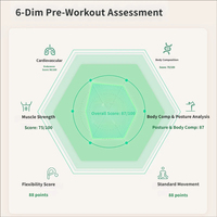 Espejo de Fitness con IA, Corrección de Forma en Tiempo Real, Plataforma de Resistencia de 60 kg, Pantalla de 43 Pulgadas, Monitoreo de Frecuencia Cardíaca, Entrenamiento Corporal Completo en Casa