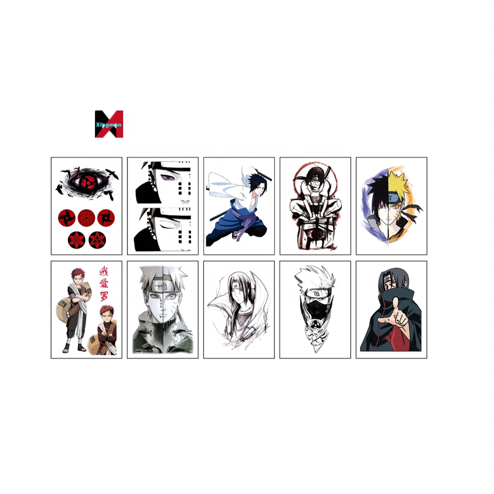 10 листов/набор, наклейки для татуировок Dark Xiao