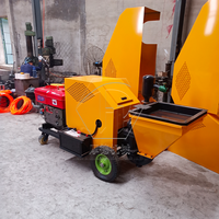 Haute efficacité 220v 380v électrique Diesel petit mur ciment béton mortier pulvérisateur pas cher prix plâtre pulvérisation Machine pompe