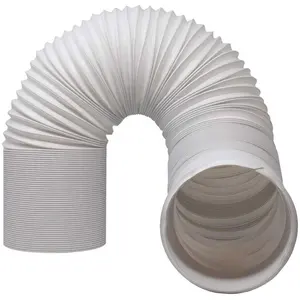 Plastic Flexible Corrugated Water Drain Hose PP Folded Directional Duct