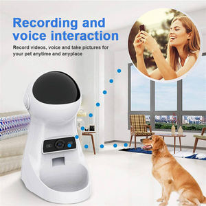 Distributeur automatique de nourriture pour animaux de compagnie avec vidéo en temps réel, charge et alimentation par batterie, contrôle par application pour chiens et chats - Product Image 5