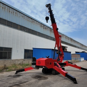 5 tấn Spider Crane Telescopic Boom mini Crawler cần cẩu di động mini Crawler Crane nhỏ gọn dễ dàng hoạt động - Product Image 2