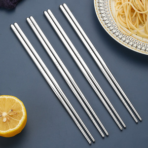 304 Stainless Steel Chopsticks Six Ring Hollow Anti <b>Slip</b> Korean Style For Home And Children - Product Image 4