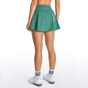 Popular ligero transpirable suave único 13 pulgadas mujeres alta cintura falda de tenis amarilla para mujeres - Product Image 2