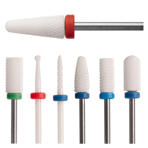 2022 chuyên nghiệp nhỏ tròn Top gốm móng tay khoan <span class=keywords><strong>bit</strong></span> Chất lượng cao 3/32 \ "Shank kích thước cho <span class=keywords><strong>Dremel</strong></span> Máy Salon sử dụng đánh bóng - Product Image 1