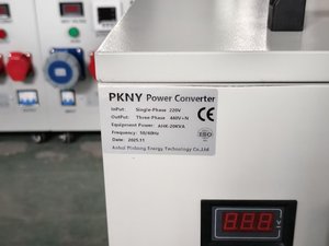 พร้อมตัวแปลงซ็อกเก็ต11KW 15KW การบินอินพุตเฟสเดียว220V เอาต์พุตสามเฟส440V + N เอาต์พุตคลื่นไซน์บริสุทธิ์ - Product Image 5