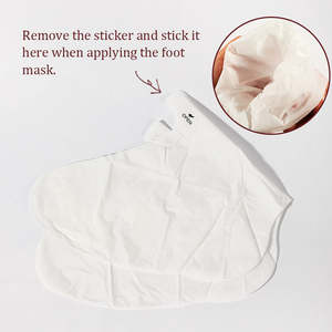 Masque pour les pieds au lait de chèvre pour soins des pieds, élimine les peaux mortes, masque exfoliant pour les pieds - Product Image 3