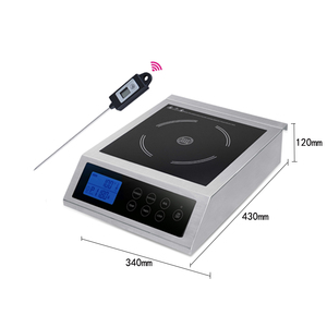 Table de cuisson à induction commerciale 3500W avec contrôle précis de la température, capteur et sonde AM-CD112, cuisinière à induction commerciale AM - Product Image 4