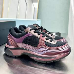 Zapatillas Escolares de Plataforma Baja para Niñas, Versión Original, con Cordones, Parte Superior de Malla, Suela de Goma, Amortiguación, Forro de Algodón Duradero - Product Image 6