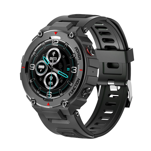 ZFT F26 Model 1.28inch Smart Outdoor Sports Watch IP68 TFT IOS 3G Call Music Function Heart Rate Sleep Detection Voice Silica