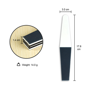 도매 매니큐어 도구 3 면 스폰지 네일 연마 Shiner 사용자 정의 로고 다이아몬드 네일 연마 파일 - Product Image 5