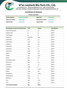 Julyherb 224 adet/torba Prebiotics yeşiller Gummies sıcak satış <span class=keywords><strong>Spirulina</strong></span> özü Vitamin Gummies popüler bitki özü ürün - Product Image 3
