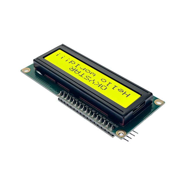 OKY4005-4 16x2 LCD Display Module 1602A with I2C Serial Adapter Yellow Green Screen for DIY Arduino Electronics