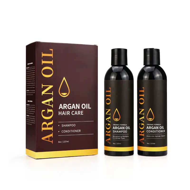 Private Label natural organic olio di argan shampoo cheratina anti perdita di capelli shampoo cura dei capelli prodotti per i capelli shampoo e balsamo