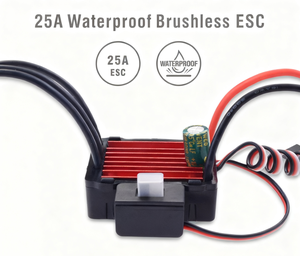ESC Brushless Étanche avec Connecteur XT60 25A 35A 45A 60A 80A 120A 150A pour Voiture RC, Bateau, Char, Camion 1/5 1/8 1/10 1/12 1/18 - Product Image 3