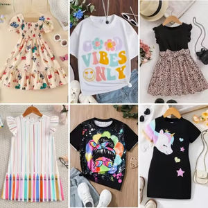 Ropa Infantil al por Mayor para Niños <span class=keywords><strong>y</strong></span> Niñas de 0 a 10 Años, Vestidos <span class=keywords><strong>y</strong></span> Conjuntos Variados para Verano - Product Image 6