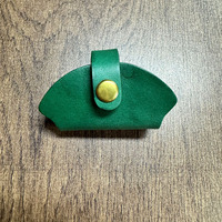 BOSHIHO Sac Organisateur Minimaliste Artisanal en Cuir Pleine Fleur Tanné Végétal pour Petits Gadgets et Câbles de Recharge