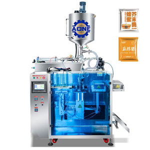 Automatic Honey Butter Ice Cream Sauce Sachet Paste Filling Packaging Vertical Packing Machine - Product Image 1