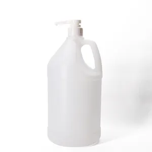 Hdpe sürahi konteyner 4L 5L 1 galon 4L plastik çamaşır sıvı deterjan şişesi