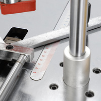 Machine de menuiserie de bureau assemblée pour le collage pneumatique de cadres d'angle, facile à utiliser, garantie 1 an
