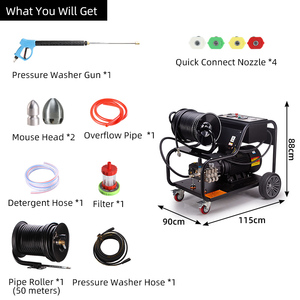 <span class=keywords><strong>Motor</strong></span> de alta <span class=keywords><strong>presión</strong></span> de 800mm de diámetro, 200Bar, nuevos componentes centrales, tienda de lavado de coches, limpiador de alta <span class=keywords><strong>presión</strong></span> de <span class=keywords><strong>agua</strong></span> fría eficaz - Product Image 5