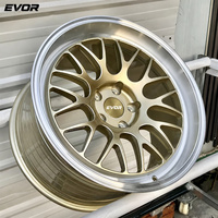 Jantes EVOR en or clair et argent, disponibles en 16/17/18/19/20/21/22 pouces, jantes tout-terrain/circuit/10 000 tonnes, roues forgées