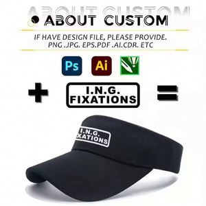 หมวกกีฬาปักโลโก้ปรับได้ตามสั่ง สำหรับผู้ชายและผู้หญิง หมวกชายหาด หมวกกอล์ฟ หมวกปีกกว้าง - Product Image 5