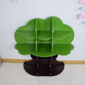 ชั้นวางหนังสือเด็กทรงต้นไม้ วัสดุไม้ สำหรับจัดเก็บและโชว์หนังสือ - Product Image 6