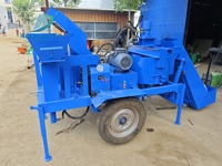 Machine à fabriquer des blocs en argile M7M2 avec moteur diesel, double moule, briques emboîtables, machine à fabriquer des briques manuelle Hydraform
