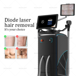 Cigno nero tripla lunghezza d'onda Pro Laser di depilazione 4 onde di raffreddamento analisi della pelle - Product Image 2