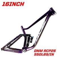 Cadre de VTT en alliage d'aluminium Softail 29'' 27.5'' pour descente DH, trail AM, pneu 3.0, axe traversant avec frein à disque 148MM