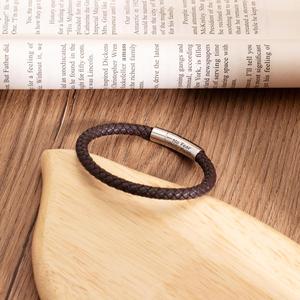 Punk Simple Style Men Jewelry Non-fading Simple Stainless Steel Wire <b>Rope</b> <b>Bracelet</b> Classic Cuff Charm <b>Bracelet</b> for Men - Product Image 5