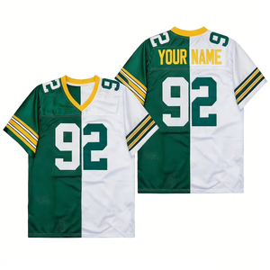 刺繍入りアメリカンフットボールジャージー カスタムリーグ レトロ風ステッチ入りウェア デンバー ナッシュビル マイアミ ナショナルチームユニフォーム - Product Image 2