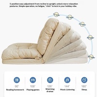 Nuevo Modelo JX-0520 JUN HENG Sofá Perezoso Estilo Ins, Sofá Cama Plegable para Balcón, Tatami, Relleno de Esponja