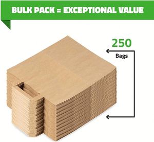 ถุงกระดาษคราฟท์สีน้ำตาลแบบมีหูหิ้วสำหรับบรรจุภัณฑ์ช้อปปิ้ง - Product Image 4