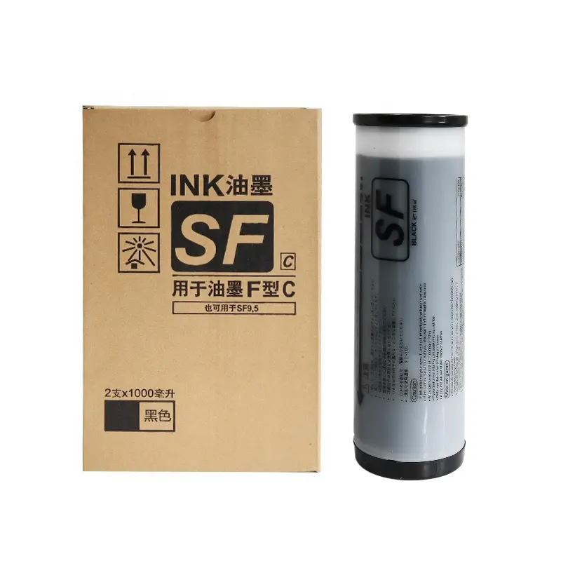 For RISO SF ink For use in digital duplicator SF5231C/SF5233C/SF5234C/SF5250C/SF5351C/SF5353C/SD5390C F type black ink