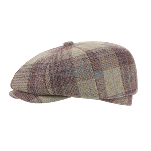 قبعة رجالية صوفية عتيقة طراز Duckbill Ivy Gatsby مسطحة، قبعة قيادة جديدة مسامية من التويد Pinstripe، قبعة Newsboy للرجال - Product Image 3