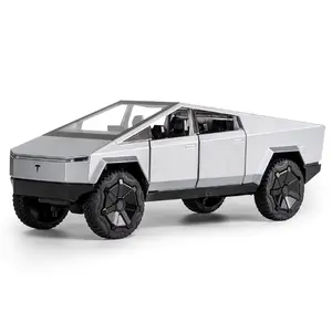 XHD 1:32 इलेक्ट्रॉनिक पिक वाहन Diecast मॉडल Acousto ऑप्टिक सिमुलेशन मिश्र धातु कार खिलौना मॉडल के लिए उपहार सजावट