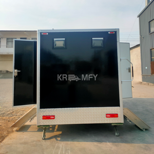 Toilettes mobiles complètes et portables 2025, salle de bain, toilettes mobiles de luxe, remorque de toilettes - Product Image 3