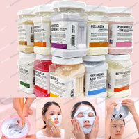 Offre Spéciale 50 types de poudre de masque de gelée faciale de salon de beauté OEM soins de la peau hydratant hydratant 650g MOOYAM poudre de masque de gelée de visage