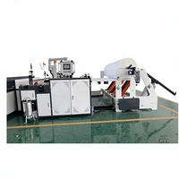 Machine à rembobiner le papier toilette haute performance, cadre en acier massif de 20 mm, ligne de production de papier toilette