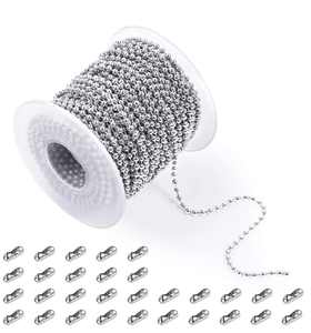 Cadena de bolas de acero inoxidable para Etiqueta de perro Cadena de bolas para etiqueta - Product Image 3