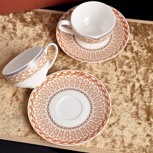European Style Minimalist Luxurious Bone <strong>China</strong> <strong>Cups</strong> &amp; Saucers Set-Eco-Friendly Tea &amp; Coffee Gift - Product Image 2